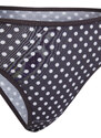 Trendyol Black-Multicolor 3-Pack Cotton Brazilian Knitted Panties