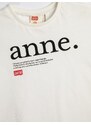 Koton T-Shirt Lugat365 Anne Printed Short Sleeve Crew Neck Cotton.