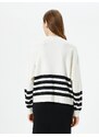 Koton Oversize Sweater Crew Neck Long Sleeve