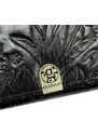 Módní dámská kožená peněženka Gregorio Azatea, černá