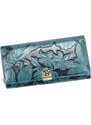 Dámská kožená peněženka modrá - Gregorio Leriana modrá