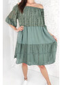 Moda Italia Madeirové šaty LA-85965KH