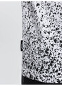 Ombre Clothing Pánské bavlněné tričko s gradientním potiskem - bílé V1 OM-TSPT-22SS-001