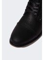 DEFACTO Faux Leather Flat Sole Boots