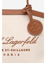 Kabelka Karl Lagerfeld béžová barva
