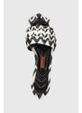 Pantofle Missoni Gia Flat dámské, černá barva, M32_022