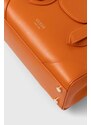 Kožená kabelka Guess DIANA oranžová barva, HWDIAA L4136