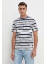 Bavlněné tričko Pepe Jeans CABO tmavomodrá barva, PM509380