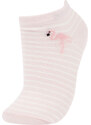 DEFACTO Girls' Cotton 5 Pack Short Socks