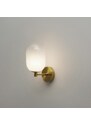 Bílo-zlaté skleněné nástěnné světlo Nova Luce Balor