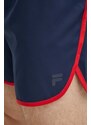 Běžecké šortky Fila Roverto tmavomodrá barva, FAM0628