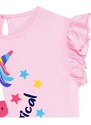 Denokids Unicorn Magic Girls Pink Dress