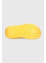 Žabky Hoka Ora Recovery Flip dámské, žlutá barva, na platformě, 1117910
