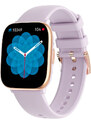 Chytré hodinky Madvell Nova s bluetooth voláním fialová s silikonovým řemínkem