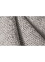 Světle šedá čalouněná trojmístná pohovka MICADONI Jennifer 262 cm, levá