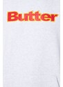 Mikina Butter Goods Felt Logo Applique šedá barva, s kapucí, s aplikací, BGQ1241903