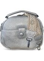 Dámská kabelka listonoška Herisson stříbrná 1502H2023-196