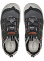 Juniorské boty Keen Jr Knotch Hollow Steel Grey-Safety Orange