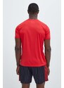 Běžecké tričko Fila Thionville červená barva, FAM0639