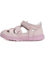 Růžové kožené barefoot sandálky D.D.step G077-41565B