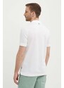 Bavlněné polo tričko BOSS bílá barva, 50511588