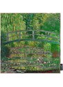 PLUMERIA Hedvábný šátek Japanese Bridge, Claude Monet