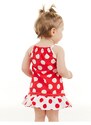 Denokids Red Polka Dot Baby Girl Summer Dress