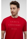 SAM73 Pánské triko MILHOUSE SAM 73 červená
