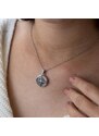OLIVIE Stříbrný náhrdelník KOMPAS 8483
