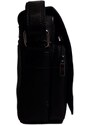 Sendi DESIGN Pánská kožená taška přes rameno SendiDesign T-708 Black