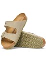 Pantofle Birkenstock Arizona pánské, béžová barva, 1027704