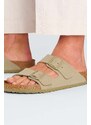 Pantofle Birkenstock Arizona pánské, béžová barva, 1027704