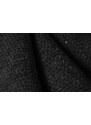 Černá čalouněná rohová pohovka MICADONI Jennifer 341 cm, pravá