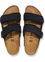 Semišové pantofle Birkenstock Uji dámské, černá barva, 1024810