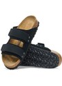 Semišové pantofle Birkenstock Uji dámské, černá barva, 1024810