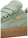 Dětské nubukové sneakers boty Puma CREEPER PHATTY NUBUCK zelená barva, 39986802
