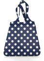 Reisenthel Nákupní taška Mini Maxi Shopper tmavě modrá s tečkami