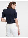 Orsay Tmavě modré dámské tričko s krajkou - Dámské