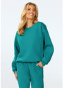 DKaren Woman's Sweatshirt Rehema Marine Green