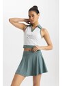 DEFACTO Crop Top Polo Collar Sleeveless Undershirt