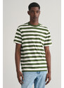 TRIČKO GANT STRIPE SS T-SHIRT zelená M