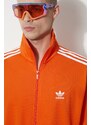 Mikina adidas Originals pánská, oranžová barva, s aplikací, IR9902