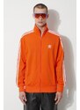 Mikina adidas Originals pánská, oranžová barva, s aplikací, IR9902