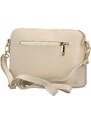 Delami Vera Pelle Módní dámská kožená crossbody kabelka Jurina, béžová