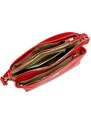 Kožená crossbody kabelka MiaMore 01-016 červená