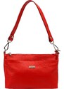 Kožená crossbody kabelka MiaMore 01-016 červená