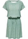 ONLY Šaty 'ONLMARIANA MYRINA' zelená / bílá