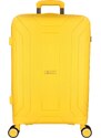 Cestovní plastový kufr Ormi Tiberius velikosti L, žlutý