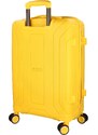 Cestovní plastový kufr Ormi Tiberius velikosti L, žlutý