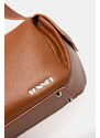 Kožená kabelka Sunnei hnědá barva, MACCWBAG002